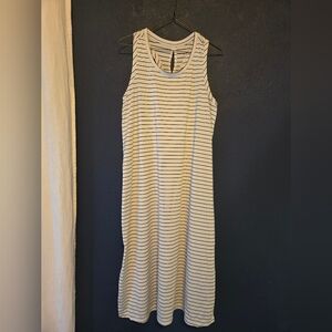 Striped Sleeveless Active Dress